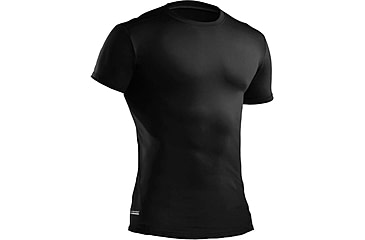 Image of Under Armour Tactical HeatGear Compression Short Sleeve T-Shirt - Mens, Black, X-Large, 1216007001XL