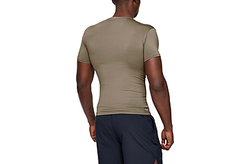 Image of Under Armour Tactical HeatGear Compression Short Sleeve T-Shirt - Mens, Federal Tan, Small, 1216007499SM
