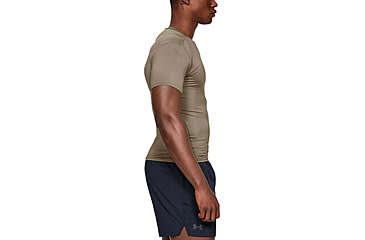 Image of Under Armour Tactical HeatGear Compression Short Sleeve T-Shirt - Mens, Federal Tan, Small, 1216007499SM