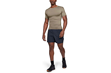 Image of Under Armour Tactical HeatGear Compression Short Sleeve T-Shirt - Mens, Federal Tan, Small, 1216007499SM