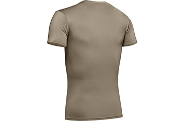Image of Under Armour Tactical HeatGear Compression Short Sleeve T-Shirt - Mens, Federal Tan, Small, 1216007499SM