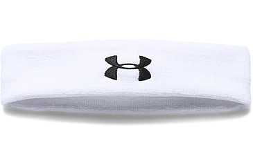 Image of Under Armour UA Performance Headband, White, One Size Fits All, 1276990100OSFA