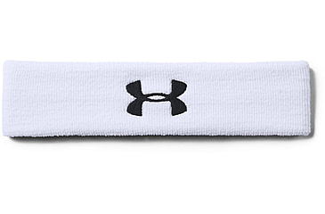 Image of Under Armour UA Performance Headband, White, One Size Fits All, 1276990100OSFA