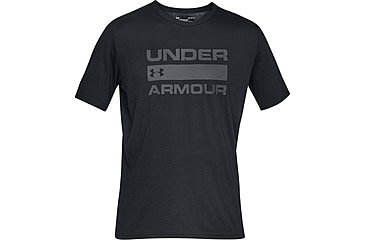 Image of Under Armour UA Team Issue Wordmark Short Sleeve Shirt - Mens, Extra Large, Black, 1329582001XL