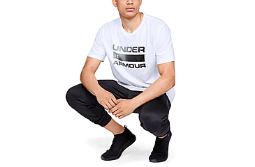 Image of Under Armour UA Team Issue Wordmark Short Sleeve Shirt - Mens, Extra Large, White, 1329582100XL