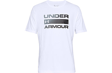 Image of Under Armour UA Team Issue Wordmark Short Sleeve Shirt - Mens, Extra Large, White, 1329582100XL