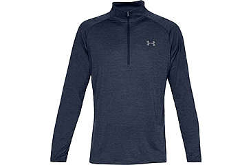 Image of Under Armour UA Tech 1/2 Zip Long Sleeve Shirt - Mens, Academy/Steel, 2X-Large, 13284954092X