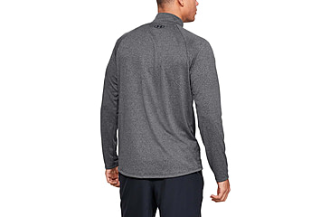 Image of Under Armour UA Tech 1/2 Zip Long Sleeve Shirt - Mens, Carbon Heather, 3X-Large, 13284950903X