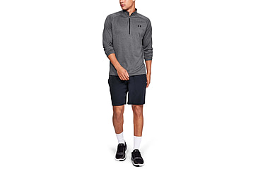 Image of Under Armour UA Tech 1/2 Zip Long Sleeve Shirt - Mens, Carbon Heather, 3X-Large, 13284950903X
