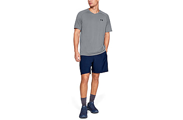 Image of Under Armour UA Tech 2.0 V-Neck T-Shirt - Mens, Steel, X-Large, 1328190035XL