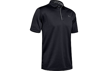 Image of Under Armour UA Tech Polo - Mens, Black, Medium, 1290140001MD