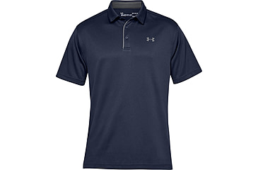 Image of Under Armour UA Tech Polo - Mens, Midnight Navy, Medium, 1290140410MD