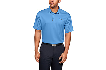 Image of Under Armour UA Tech Polo - Mens, Carolina Blue, Small, 1290140475SM