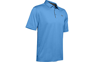 Image of Under Armour UA Tech Polo - Mens, Carolina Blue, Small, 1290140475SM