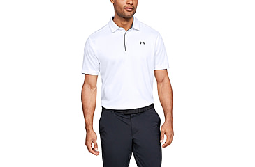 Image of Under Armour UA Tech Polo - Mens, White, 3X-Large, 12901401003X