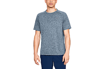 Image of Under Armour UA Tech Short Sleeve Tee 2.0 - Mens, Tall, Academy, Large, 1326413409LGT