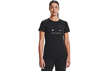 Image of Under Armour Sportstyle Graphic Short Sleeve T-Shirt - Women's, Black, Large, 1356305002LG