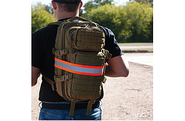 Image of United States Tactical Reflective Elastic Belt, Orange, UST-BLT00906