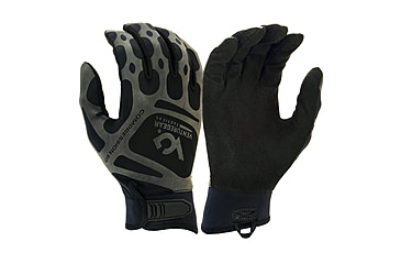 Image of Venture Gear Tactical Compression Training H&amp;L Glove, Black, Medium, VGTG10BM
