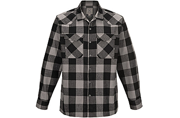 Image of Vertx Canyon Valley Flannel Long Sleeve Shirt - Mens, Marshland Grey Plaid, Extra Large, F1 VTX1501 MSHGP XLARGE N/A