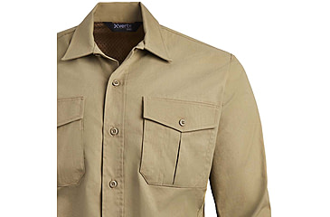 Image of Vertx Fusion Flex Long Sleeve Shirt, Desert Tan - VTX8240DT2XLLONG