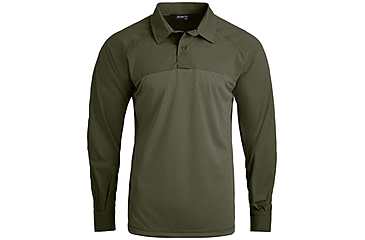 Image of Vertx Fusion Flex Performance Hybrid Shirt - Long Sleeve, Od Green - VTX8255OD2XLLONG