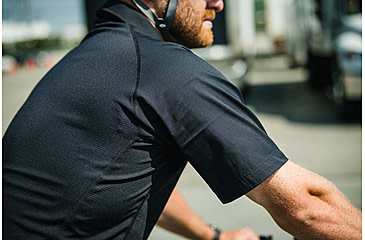 Image of Vertx Fusion Flex Performance Hybrid Shirt - Short Sleeve, Black - VTX8250BK2XLNA