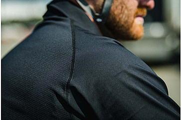 Image of Vertx Fusion Flex Performance Hybrid Shirt - Short Sleeve, Black - VTX8250BK2XLNA