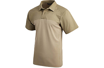 Image of Vertx Fusion Flex Performance Hybrid Shirt - Short Sleeve, Desert Tan - VTX8250DTXSMALLNA