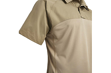 Image of Vertx Fusion Flex Performance Hybrid Shirt - Short Sleeve, Desert Tan - VTX8250DTXSMALLNA