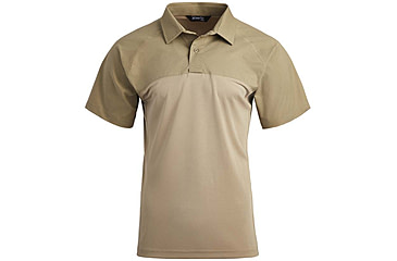 Image of Vertx Fusion Flex Performance Hybrid Short Sleeve Shirt - Mens, Desert Tan, Extra Small, VTX8250DTXSMALLNA