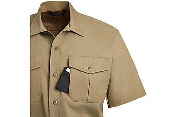 Image of Vertx Fusion Flex Short Sleeve Shirt, Desert Tan - VTX8230DTXSMALLNA