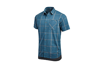 Image of Vertx Guardian Stretch Short Sleeve Shirt - Mens, Deep Sea Plaid, 2XL/Regular, 1432 DSP 2XL