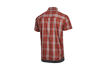 Image of Vertx Guardian Stretch Short Sleeve Shirt - Mens, Mahogany Block Plaid, Small/Regualar, 1432 MBP SMALL