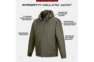 Image of Vertx Integrity+ Insulated Jacket 2.0 - Mens, Ranger Green, 2XL, Long, VTX-VTX8881RGN2XLLONG