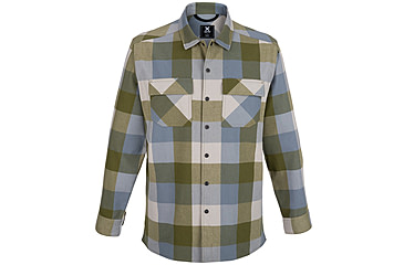 Image of Vertx Last Line Stretch Flannel - Mens, Green Mountain Buffalo Plaid, Large, F1 VTX1535 GMBP LARGE N/A