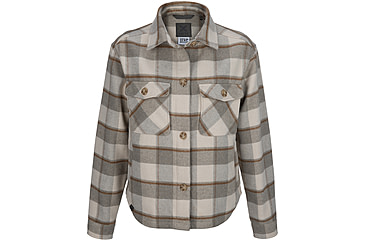 Image of Vertx Lena Long Sleeve Shirt Jacket - Womens, River Stone Plaid, Large, F1 VTX7039 RVSTP LARGE N/A