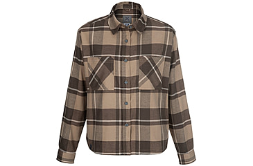 Image of Vertx Lena Stretch Long Sleeve Flannel - Womens, Smoked Tan Plaid, 2XL, F1 VTX7038 SMTP 2XL N/A