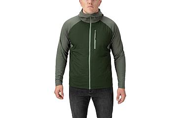 Image of Vertx Manitou Hybrid Hooded Jacket - Mens, Canvas Green/Compass Green, Medium, F1 VTX8855 CVGN/CMGN MEDIUM