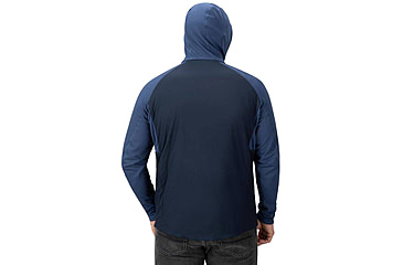 Image of Vertx Manitou Hybrid Hooded Jacket - Mens, Dark Sky/Open Water Blue, MD, F1 VTX8855 DSK/OWB MD