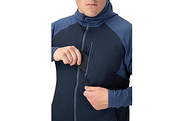 Image of Vertx Manitou Hybrid Hooded Jacket - Mens, Dark Sky/Open Water Blue, MD, F1 VTX8855 DSK/OWB MD