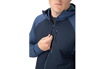 Image of Vertx Manitou Hybrid Hooded Jacket - Mens, Dark Sky/Open Water Blue, MD, F1 VTX8855 DSK/OWB MD
