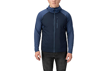 Image of Vertx Manitou Hybrid Hooded Jacket - Mens, Dark Sky/Open Water Blue, Medium, F1 VTX8855 DSK/OWB MEDIUM