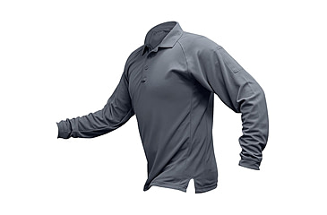 Image of Vertx Coldblack Long Sleeve Polo - Men's, Extra Small, Regular, Grey, F1 VTX4020P GY XSMALL