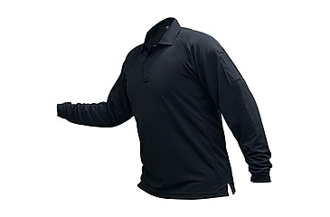 Image of Vertx Men's Coldback Long Sleeve Polo Shirt, Navy, Size Large VTX4020NVP-LARGE