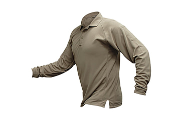 Image of Vertx Men's Coldback Long Sleeve Polo Shirt, Tan, Size Extra Large VTX4020TNP-XLARGE