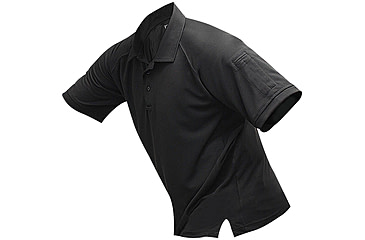 Image of Vertx Men's Coldblack Short Sleeve Polo Shirt, Black, Size Extra Large VTX4000BKP-XLARGE