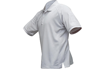 Image of Vertx Men's Coldblack Short Sleeve Polo Shirt, White, Size Extra Small VTX4000WHP-XSMALL