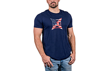 Image of Vertx Patriot Logo Tee T-Shirt - Mens, Blue, Extra Large, F1 VTX9040 NA XLARGE
