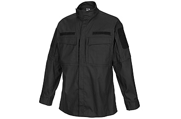 Image of Vertx Recon Flex Garrison Shirt - Long Sleeve - Mens, Black, Medium Regular, F1 VTX1920 BK MEDIUM REG